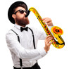 Nafukovací saxofon žlutý