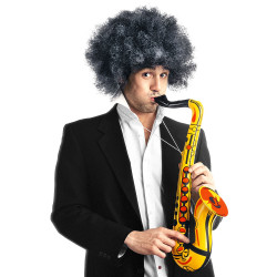 Nafukovací saxofon žlutý