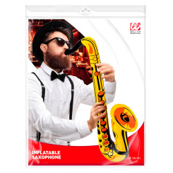 Nafukovací saxofon žlutý