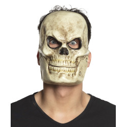 Maska lebka s pohyblivou čelistí