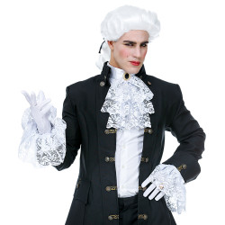 Čipkovaný golier s manžetami