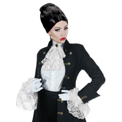 Čipkovaný golier s manžetami