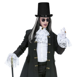 Čipkovaný golier s manžetami