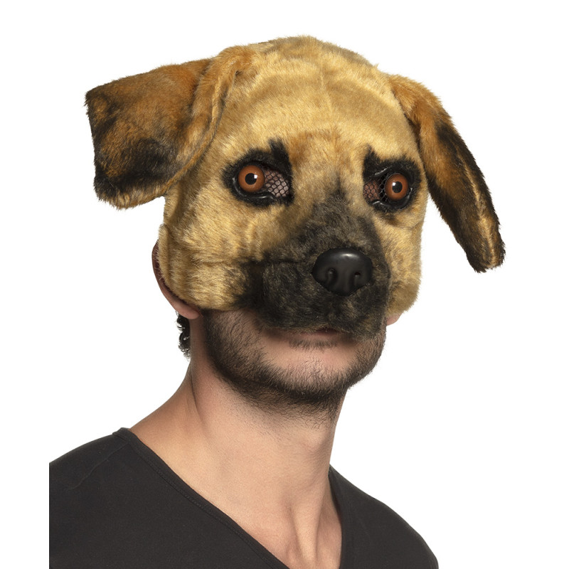 Maska pes plyšová