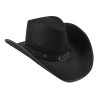 Klobouk kovboj černý