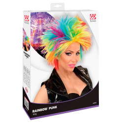 Paruka dámská duhová punk