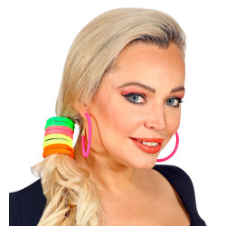 Gumičky do vlasů neonové