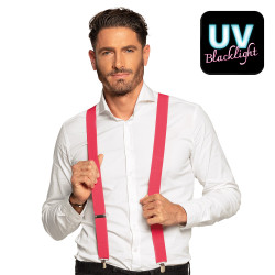 Kšandy (šle) neonově růžové pružné