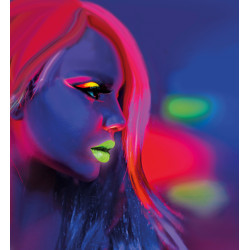 Neonové tělové barvy 6ks