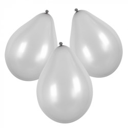 Balónky stříbrné 6 ks