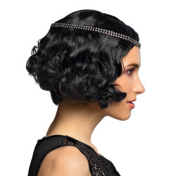 Paruka charleston černá dámská