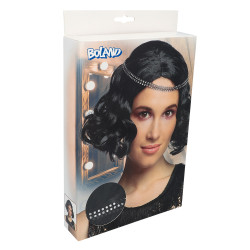 Paruka charleston černá dámská