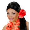 Květina do vlasů červená