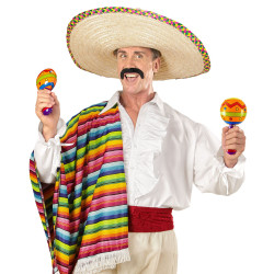 Maracas nafukovací barevné 20 cm