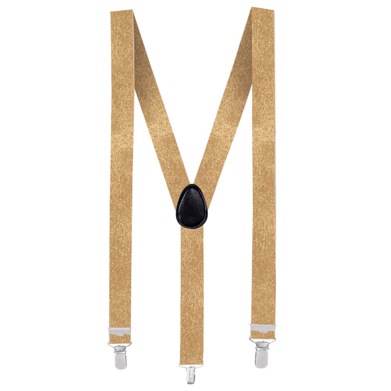 Kšandy (šle) zlaté pružné