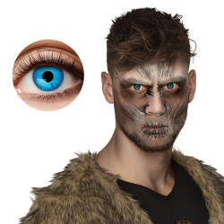 Svetlo modré kontaktné šošovky