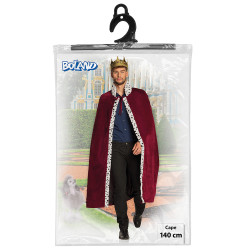 Kráľovský plášť, tmavočervený