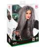 Čarodějnická paruka šedivá bohatá