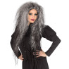 Čarodějnická paruka šedivá bohatá
