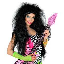 Černá paruka vlnitá dlouhá