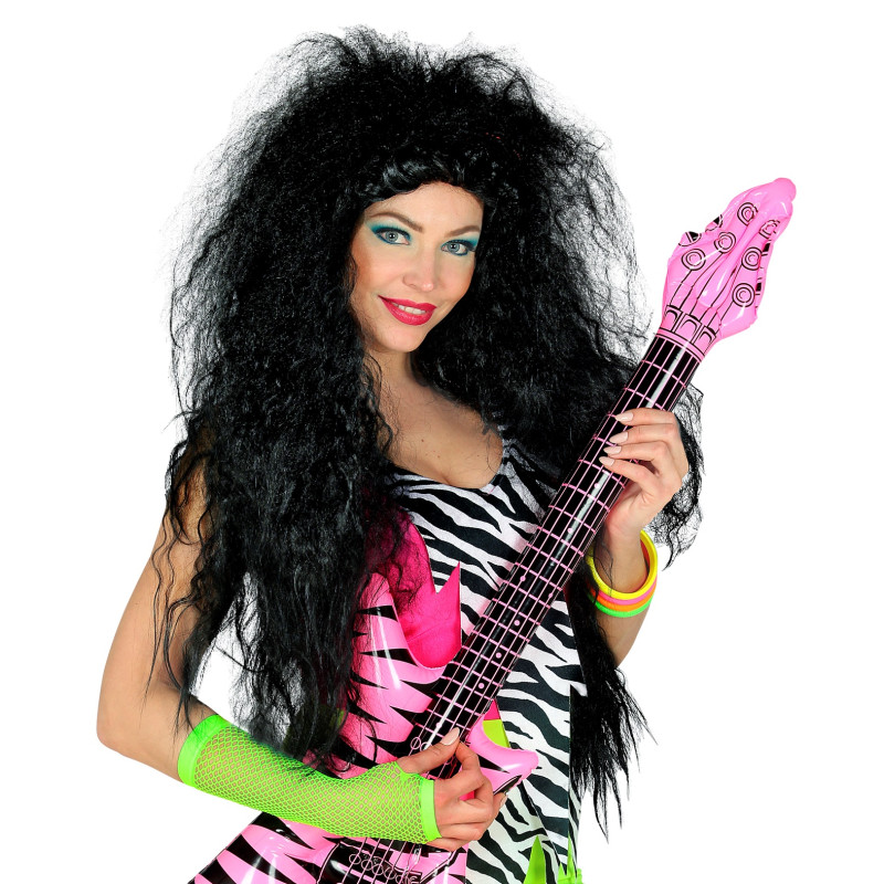 Čierna vlnitá dlhá parochňa