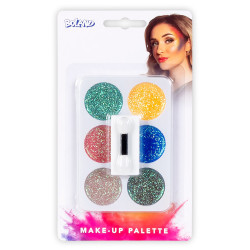 Paleta glitrový make-up s aplikátorem