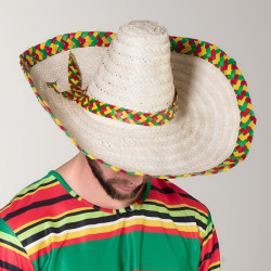 Mexické sombréro slamák Fiesta