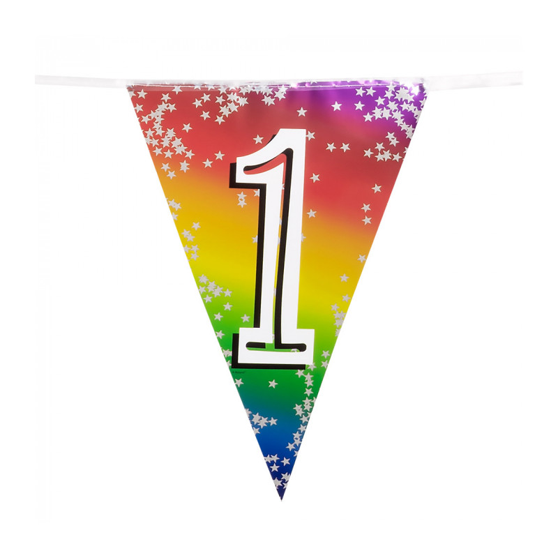 Narozeninová girlanda '1' (6 m)