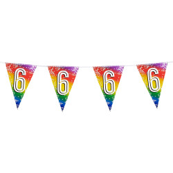 Narodeninová girlanda „6“ (6 m)