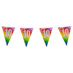 Narodeninová girlanda „10“ (6 m)
