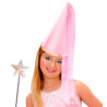 Klobouček víly se závojem růžový