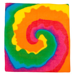 Šátek s potiskem hippie