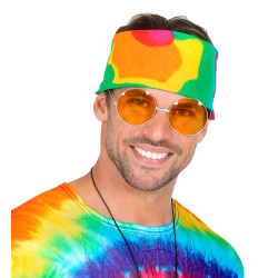 Šátek s potiskem hippie