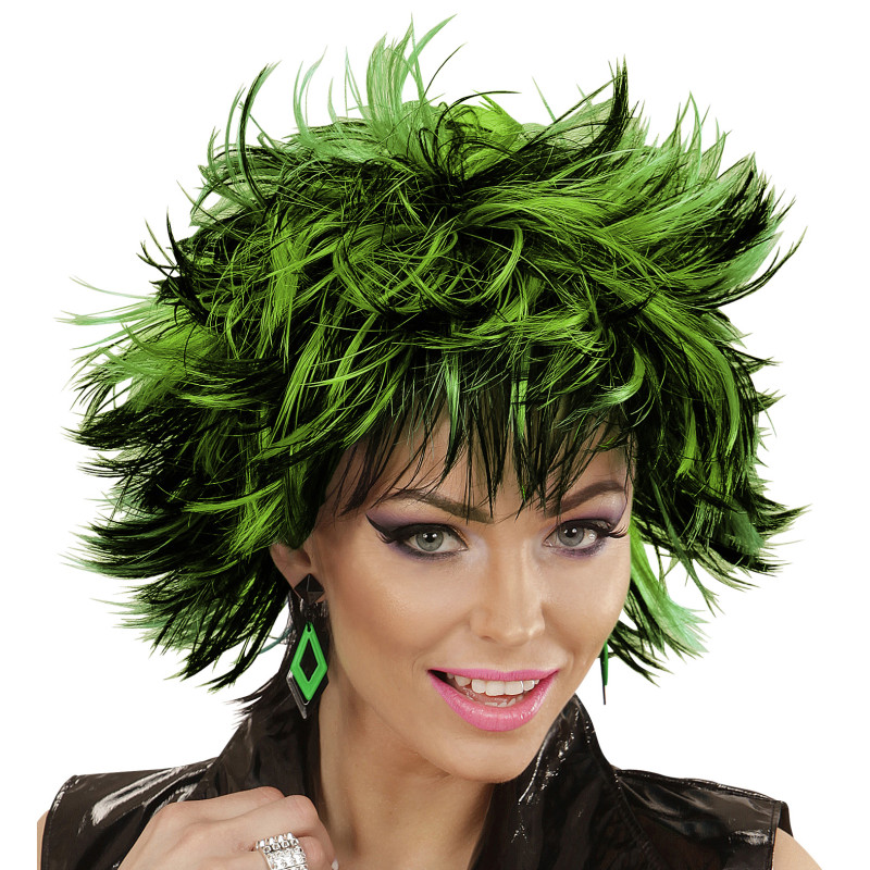 Dámská paruka zelený melír