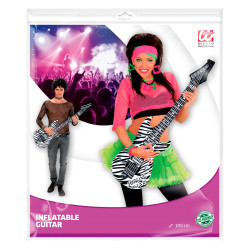 Nafukovací kytara zebra