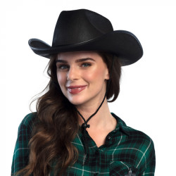 Kovbojský klobouk černý rodeo