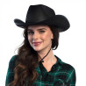 Kovbojský klobouk černý rodeo