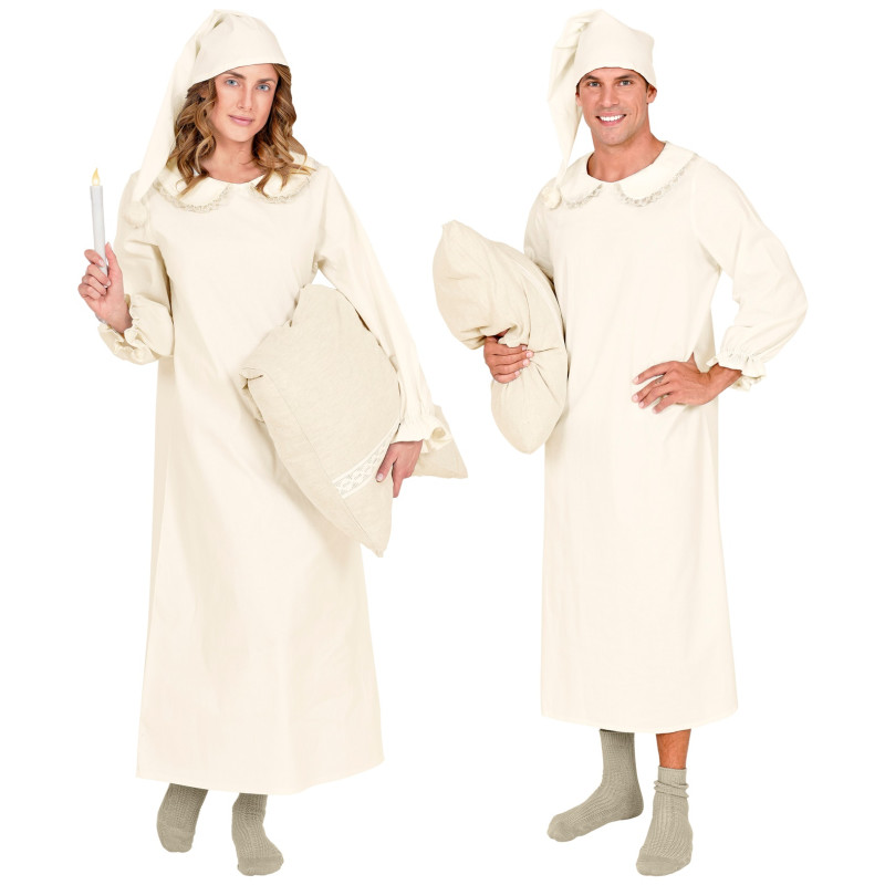 Vintage noční košile s čepičkou XL/XXL