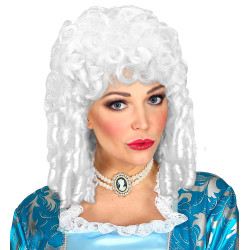 Paruka Milady bílá historická
