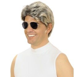 Pánská  krátká paruka melír