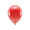 Sada 10 červených metalických balónků 30 cm