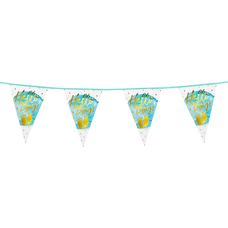 Ahoj, chlapče! Girlanda k narodeniu chlapčeka