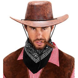 Čierny kovbojský šál