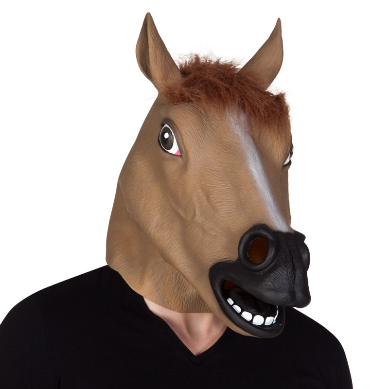Hnedá maska koňa