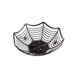 Čarodějnický košík na stůl motiv pavouk