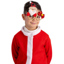 Vánoční brýle se Santou a mašlí