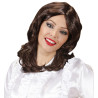 Paruka dámská hnědá 70´léta