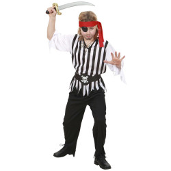Pirátsky kostým veľkosť 140