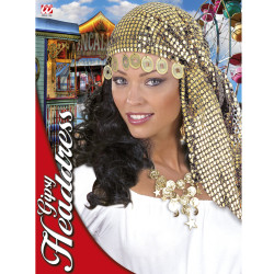 Cigánsky šál s mincami