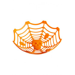 Halloweenský košík 27 cm oranžový